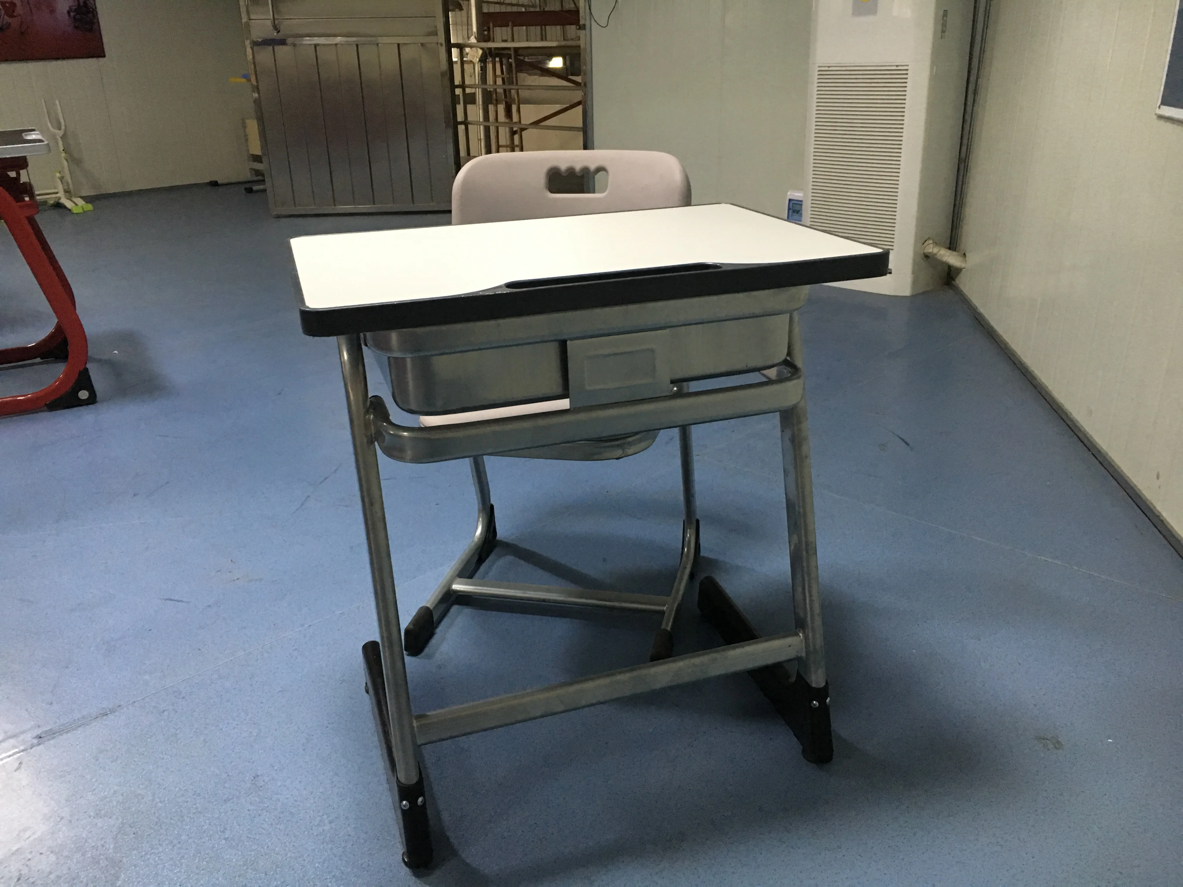 Factory supply School Furniture Table Desk Writing Single Seater School Desk Chair Student desk
