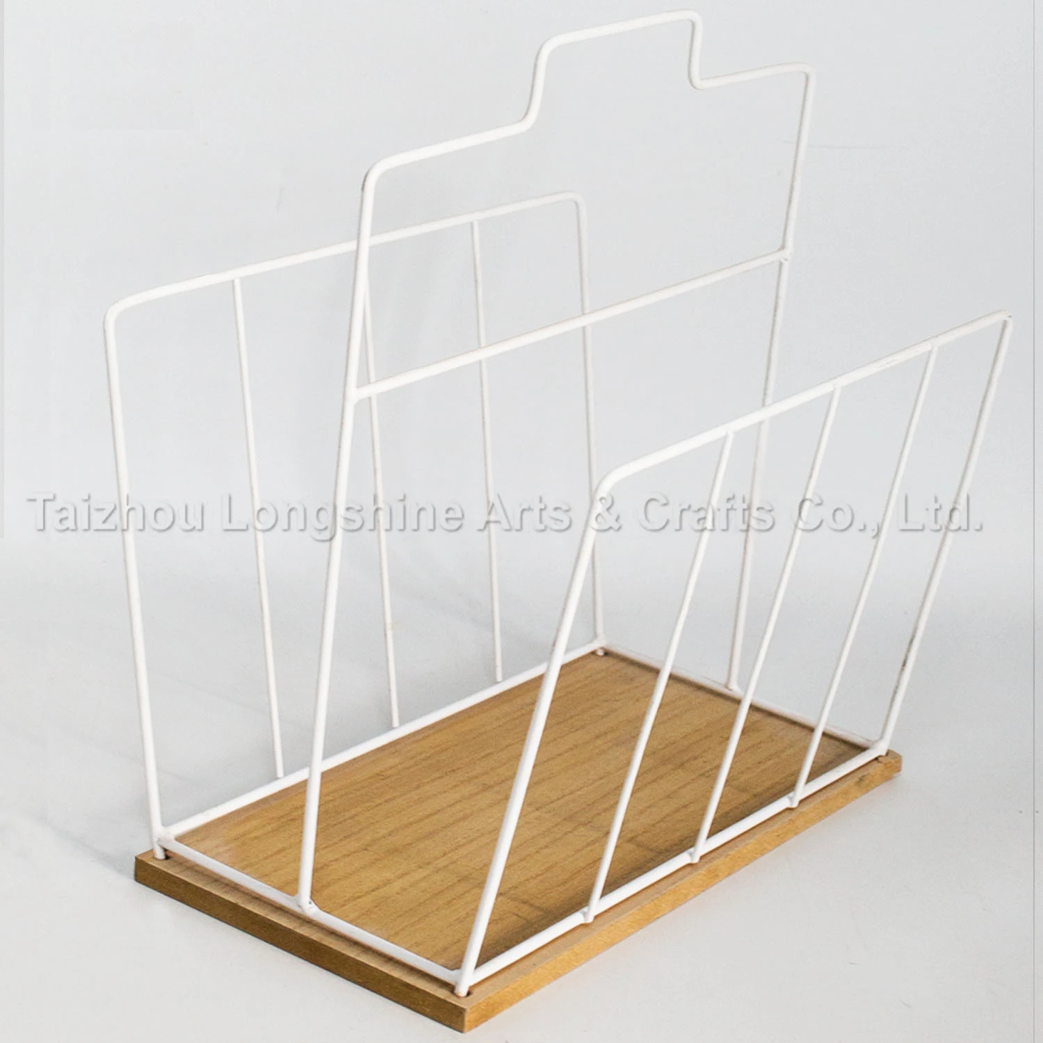 Cheap Desktop Bookshelf  Metal Wire Magazine Storage Rack Holder for Home and Office