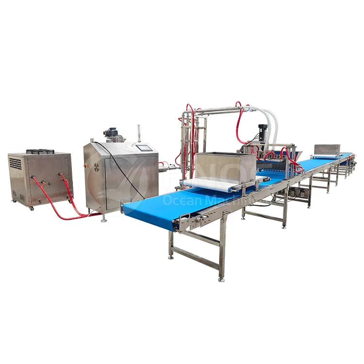 300KG/H Industrial Square Marshmallow Making Machine Rabbit Cotton Candy Extruder Machine Automatic Marshmallow Production Line