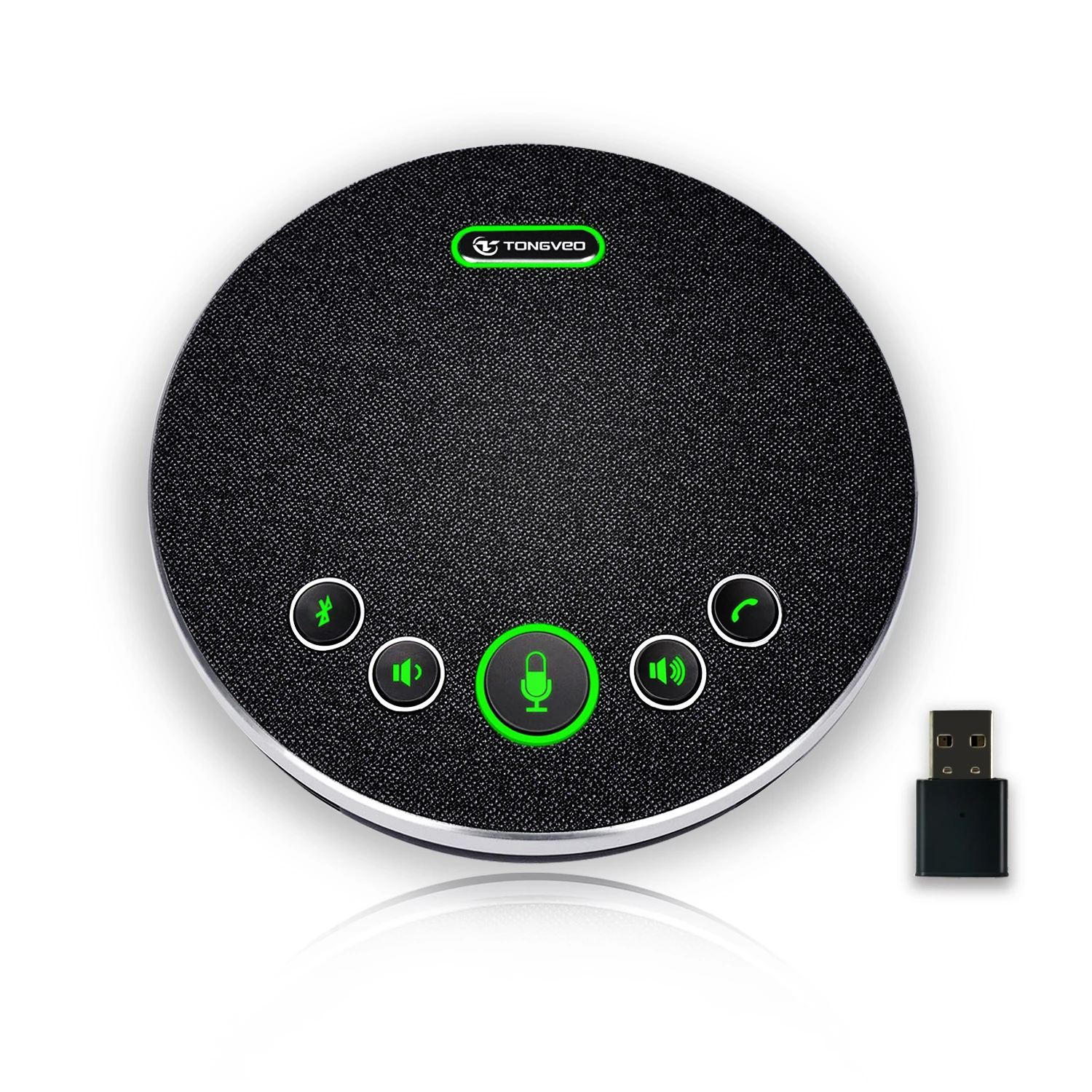 Hot Sale BT wireless 5 meters voice pickup range full-duplex omnidirectional speakerphone