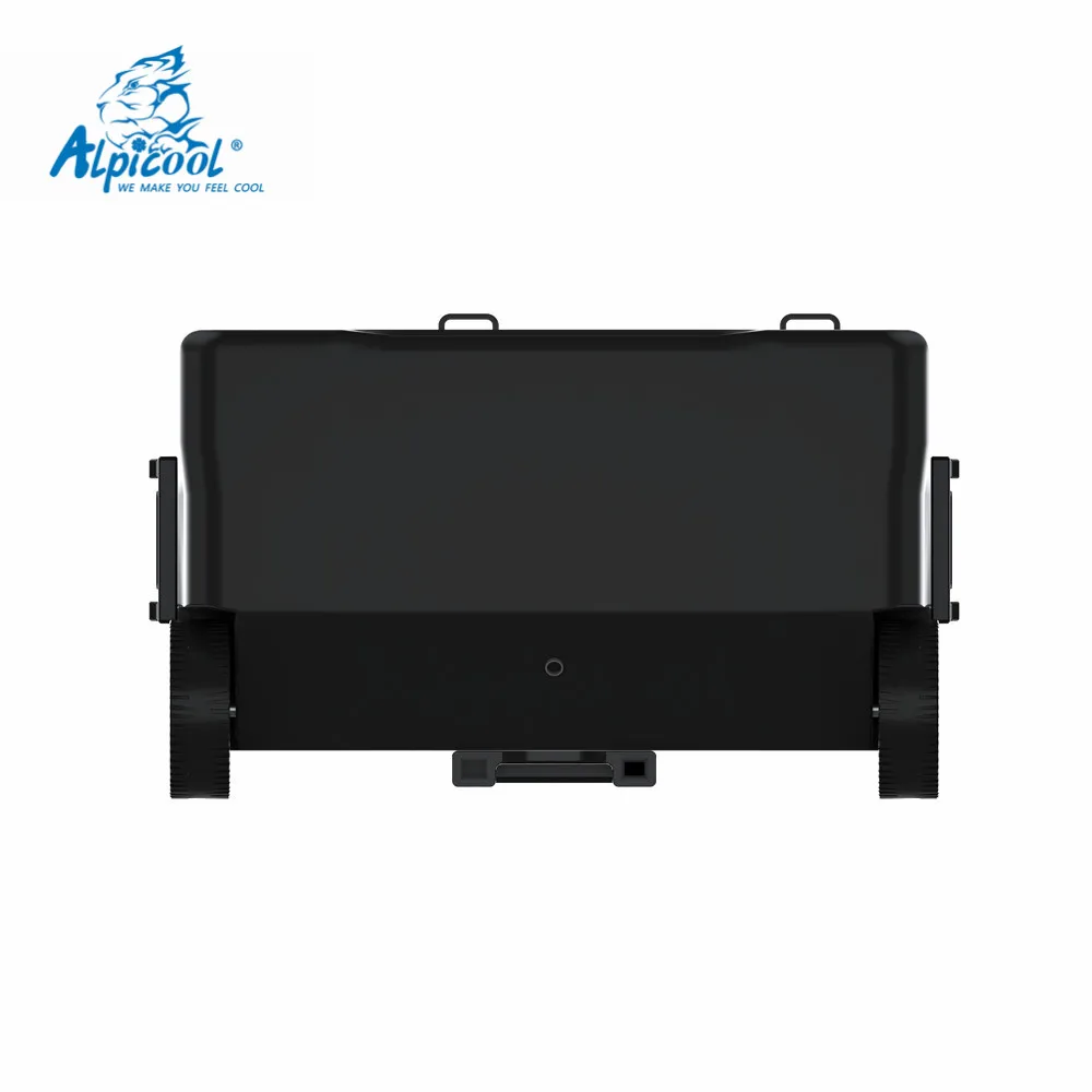 Alpicool NX42 DC 12V 24V Small Mini Portable Outdoor Camping Car Refrigerator Fridge Freezer with detachable wheels and  handle