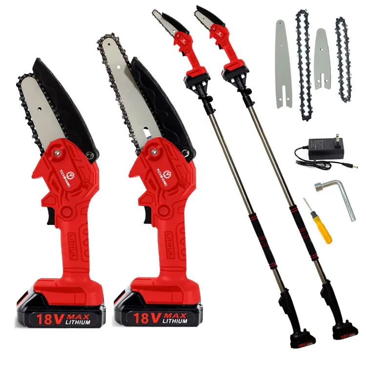 APS44 Multi-function Tree Branch Cutting Machine Chain saw Cordless Electric Pruning Shear With Telescopic