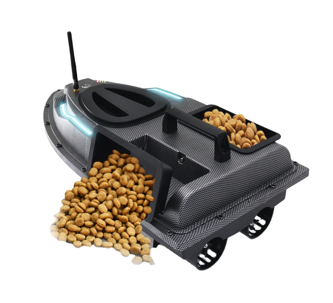 New Remote 500 M GPS Intelligent Feeding Fishing Boat Drag Hook Fishing Waterproof High-Speed Fishing Machine Wholesale