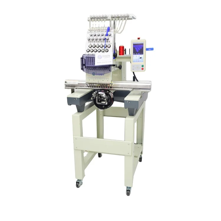 Multi Head Single Head Computer Embroidery Machine High Speed Multi Function Hat T-shirt Garment Embroidery Machine for Sale