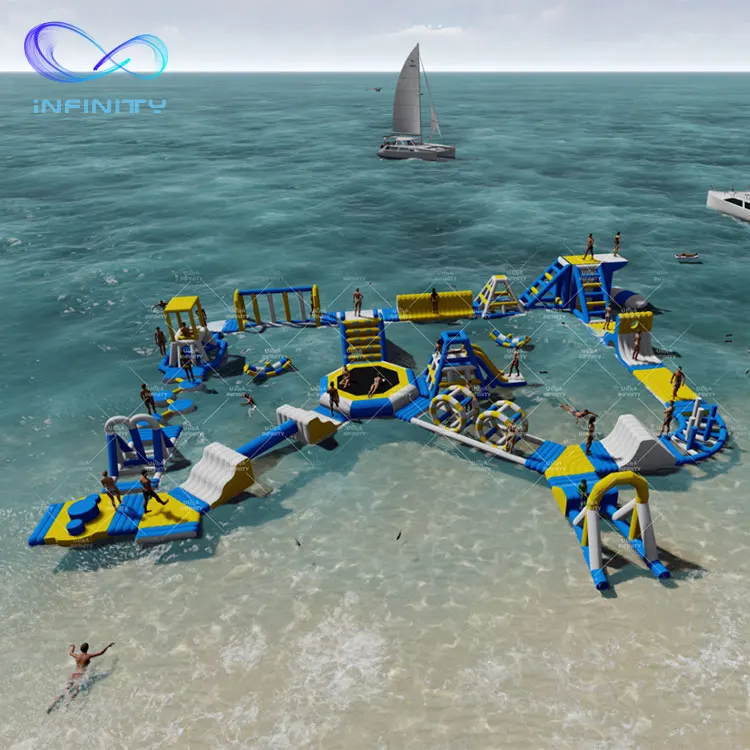 Commercial Aqua Park outdoor Inflatable Water Sport Park Games Floating Water Playground inflatable playground water park
