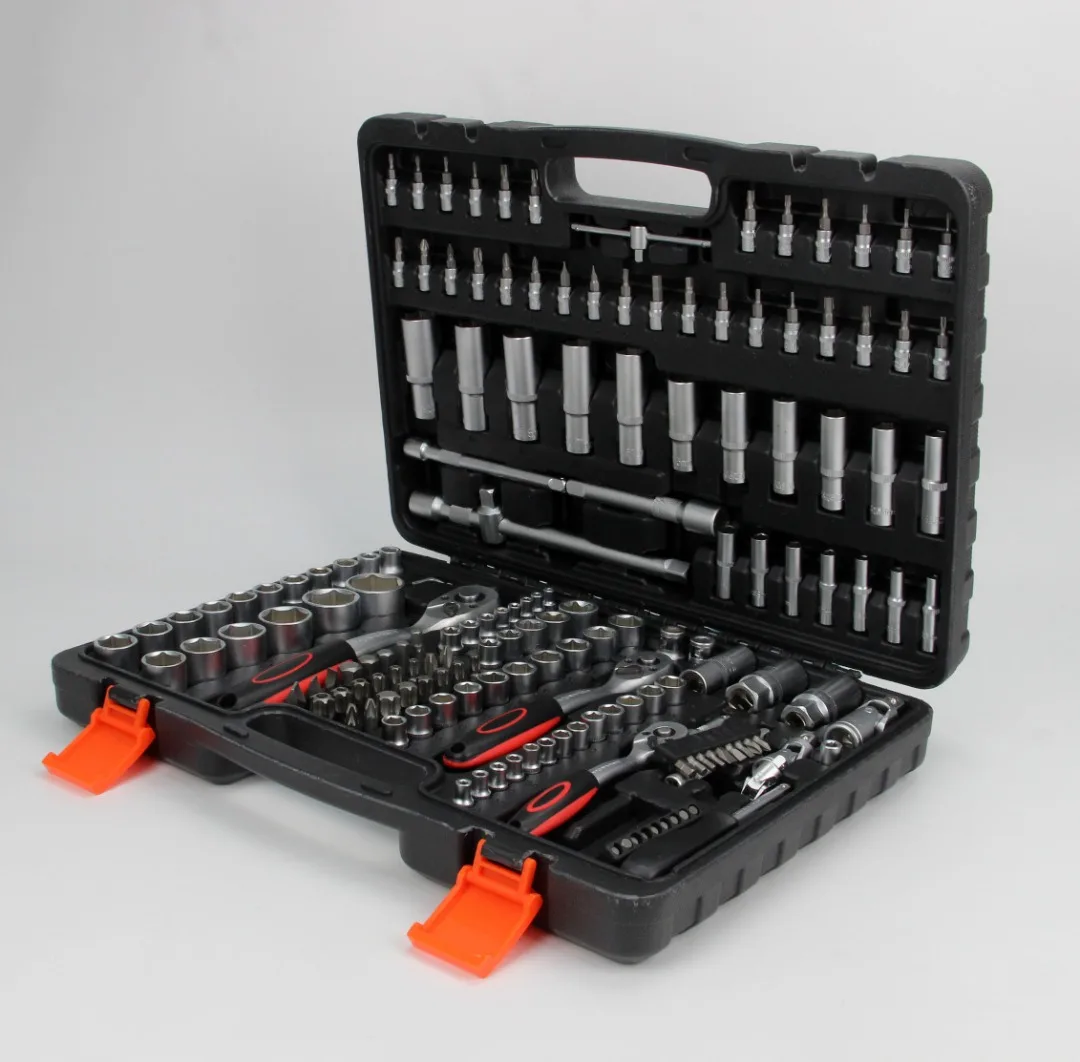171 Pcs Multi Car Repair Mechanic Ratchet Socket Wrench Tool Set Combination Box With