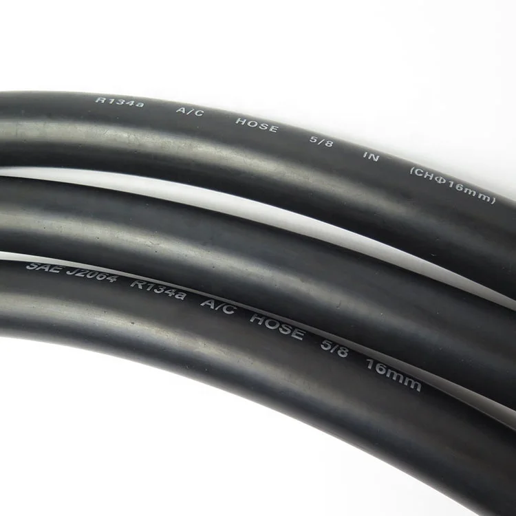 Резиновый гидравлический шланг SAE J2064 R134a для автомобильного кондиционера, черная поверхность, 5/8 дюйма