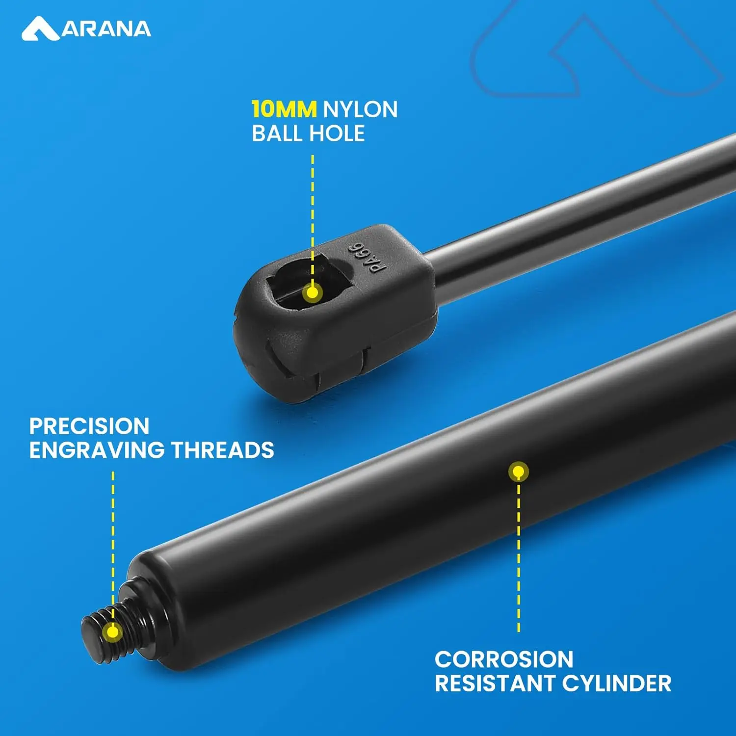 Hot Sale Strong Arm for A.R.E Leer Camper Shell Pickup Truck Cap 475mm Gas Strut Shocks Lift Support