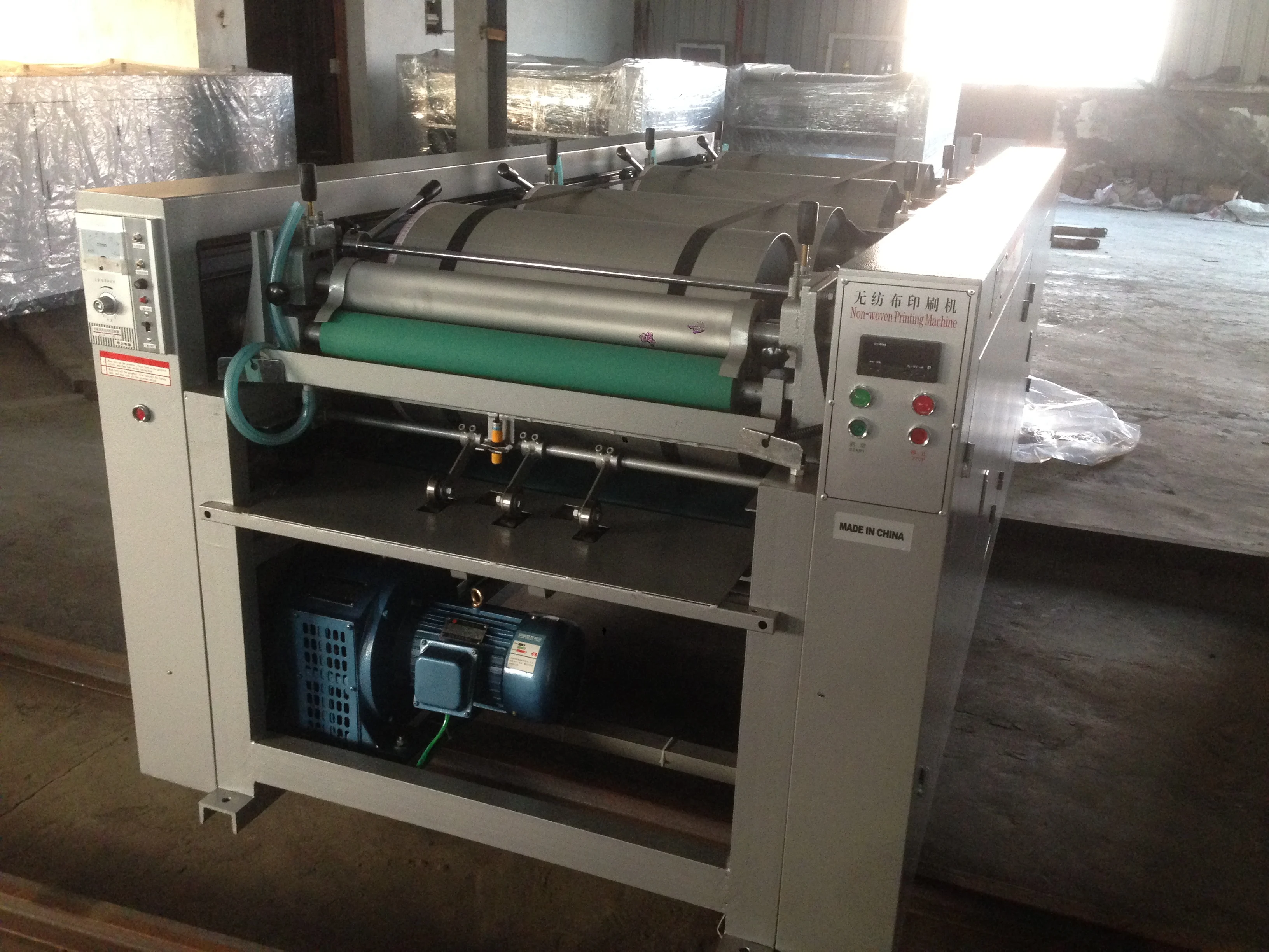 Non woven bag/PP woven bag 4 color offset printing machine,4 color printing machine,4 color printing machine price