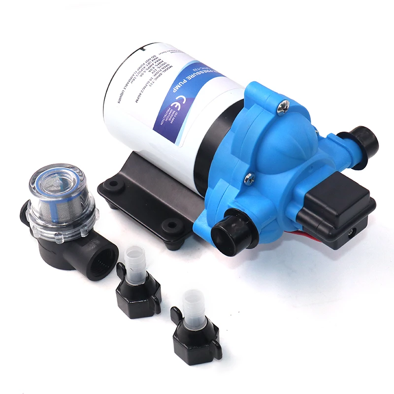 
Electric Water Pump DC 12V 24V self-priming High Pressure Micro Diaphragm Water Pump Automatic Switch 10.6L/min MAX 45PSI 