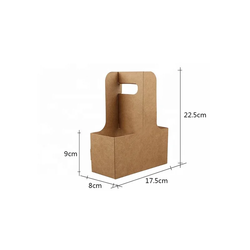 Cup Fan Wholesale Promotional Eco Printed Paper Custom OEM Customized Logo Item Style Coffee Cups Holder