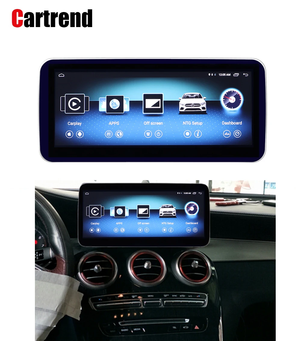 Latest Version Anti Glare Blu-Ray Screen for Mercedes GLC Class W205 2015 16 17 18