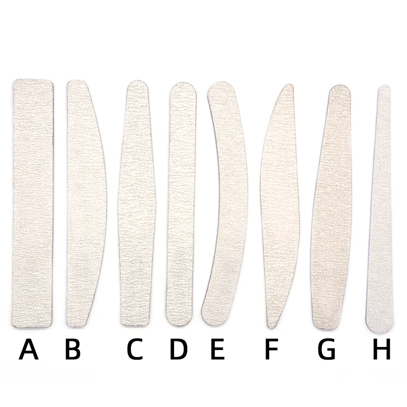 High quality japanese sandpaper zebra white private label 100 180 80/80 grit nail files professional