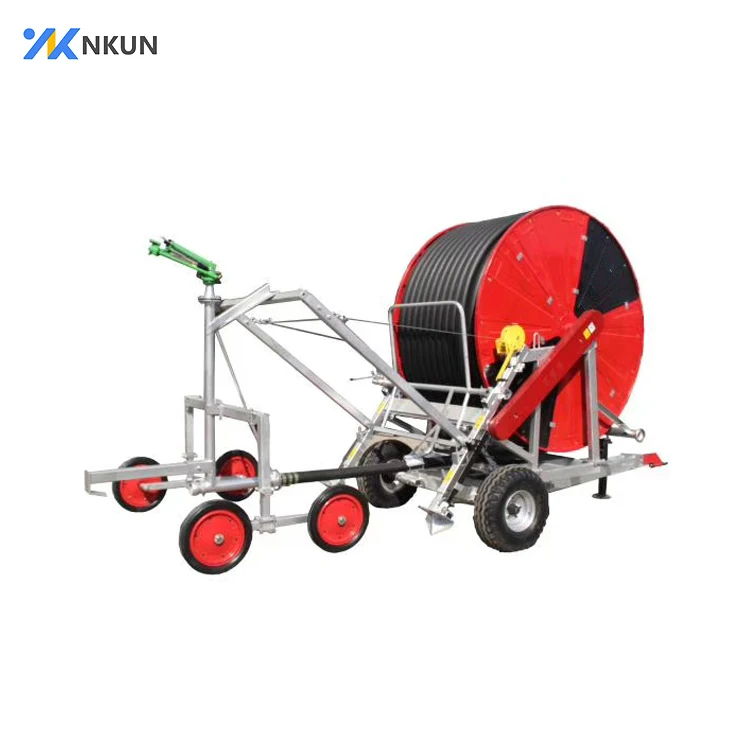Agricultural Automatic Hose Reel Irrigator Sprinkler Irrigation System