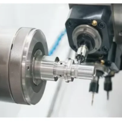 CNC Machine Electric Turret Tailstock Cnc Lathe Slanting Bed Box Way With Syntec System
