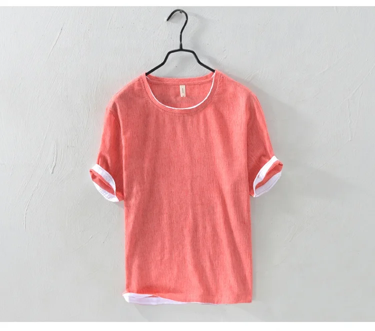 China hemp clothing manufacturers wholesale o - neck WASHED 100% pure hemp/linen t-shirts,Customizable logo