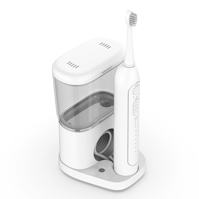 New Trend 2 in 1 Water Flosser for Teeth Oral Irrigator Three Modes Portable Electric Flossing and Brushing Combine in One