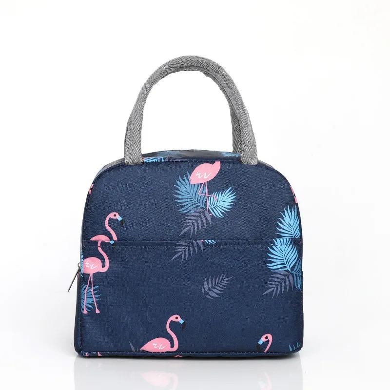 420D Oxford Waterproof Thermal Food Bag Durable Nylon Portable Thermal Cooler Bags Kids Lunch Bag