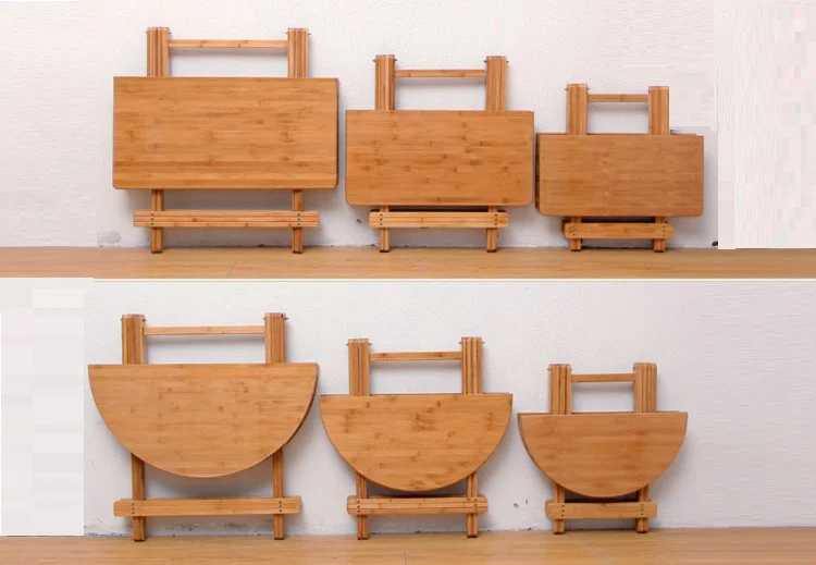 Bamboo Folding desk for study foldable snack table Tea&coffee table