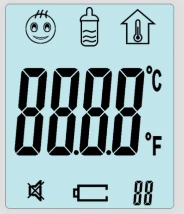 8 digital display TN STN  segment tn lcd screen