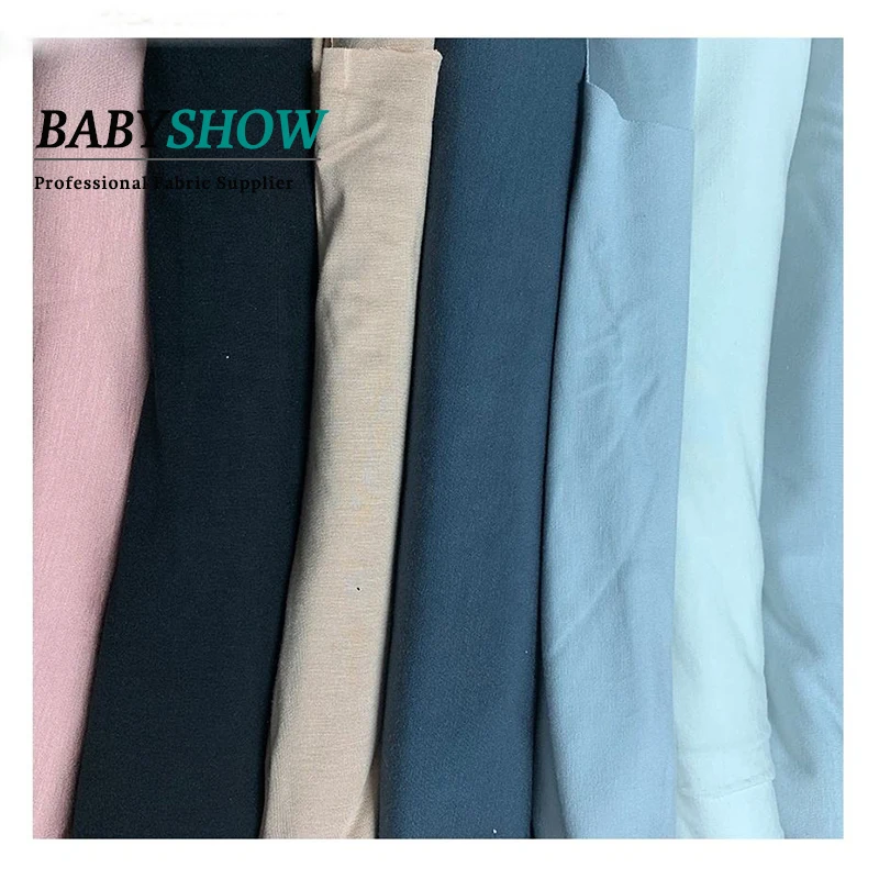 Oeko Tex 95% Bamboo 5%Spandex Fabric Bamboo Lyocell Elastane Knitted Fabric Stretch Single Jersey Fabric for Homewear Underwear