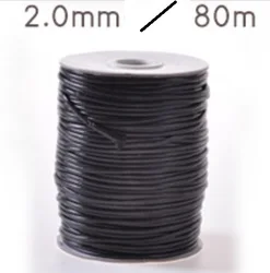 Black Waxed Cotton Roll Cord Waxed Thread Cord String Strap c For Jewelry Making Supplies Wholesale