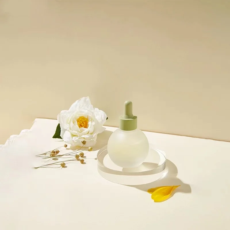 30ml spherical bottle small bulb transparent dropper bottle for essential oil and essence