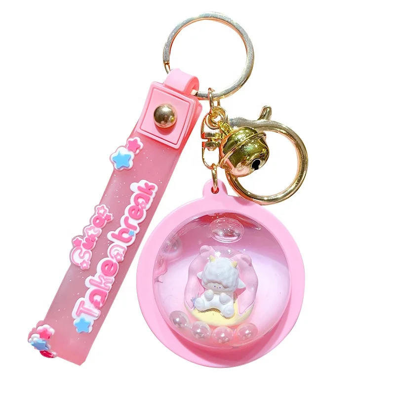 DL123 10 см Sanrioed жидкий брелок Hello Kts зыбучие пески ПВХ игрушка фигурка Аниме Кулон Подвеска подвеска игрушка подарок
