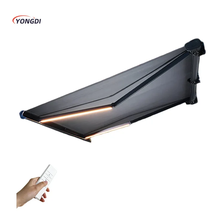 Motor cassette electric design home door fabric patio aluminum outdoor retractable canopy awning