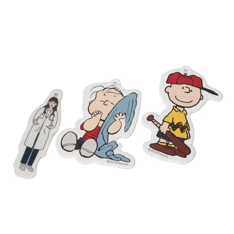 Custom car air freshener in cotton paper printed scented card for auto/home decor