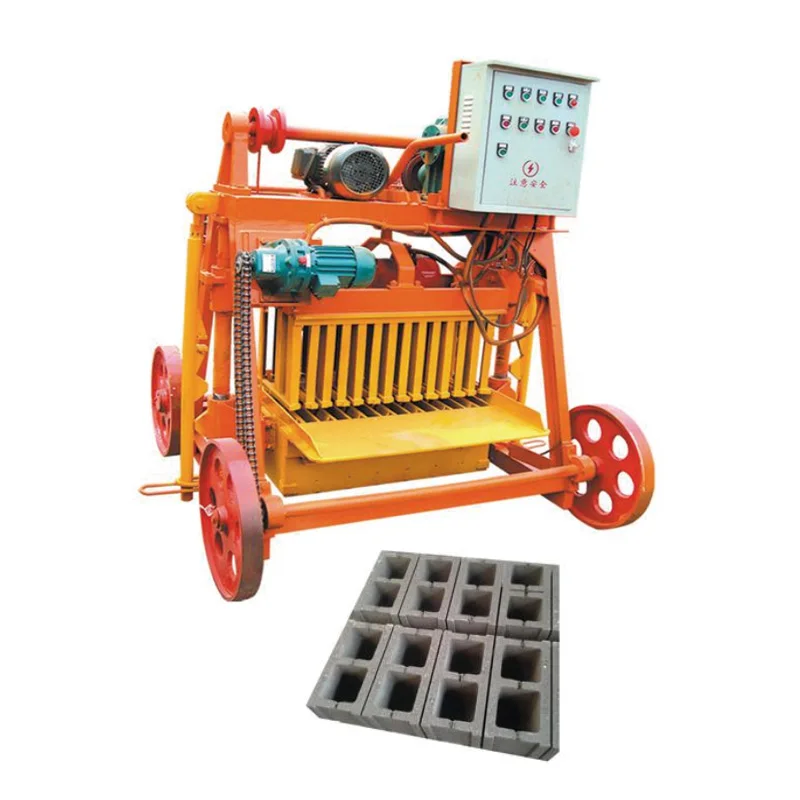 Manual Brick Machine Platform Mould Vibration Brick Making Machine Bricks Counting Packing Machine