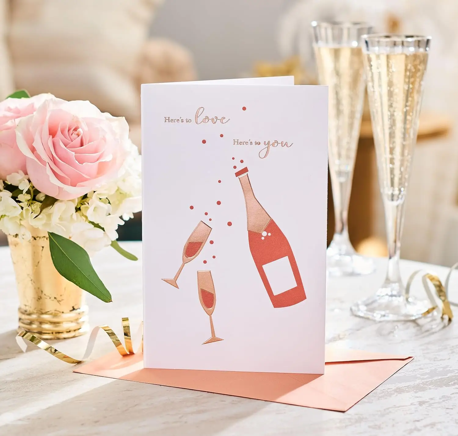 Manufacturer Custom Wedding Cards for the Bride and Groom with Envelopes Blank Notes for Wedding Card Designs with  Gold Foil