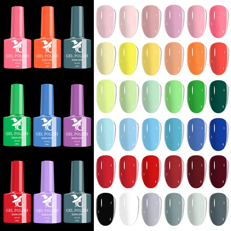 Wholesale Beauty Products 48 Colors Gel Polish Refill Uv Gel Nail Polish Kit Long Lasting Gel Nail Polish Set For Nail Art