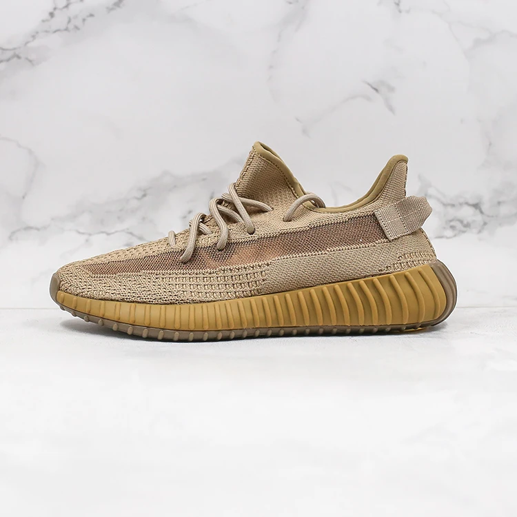  Дышащая вязаная обувь Yeezy оригинального бренда 350 V2 500 1:1 Putian bost 3M повседневная мужская женская детская спортивная для бега
