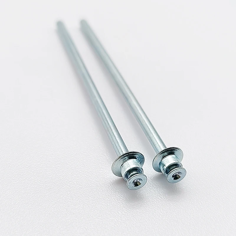 3.2 * 2.4 mm Countersunk head Steel Pull Thru pt Rivets Galvanized