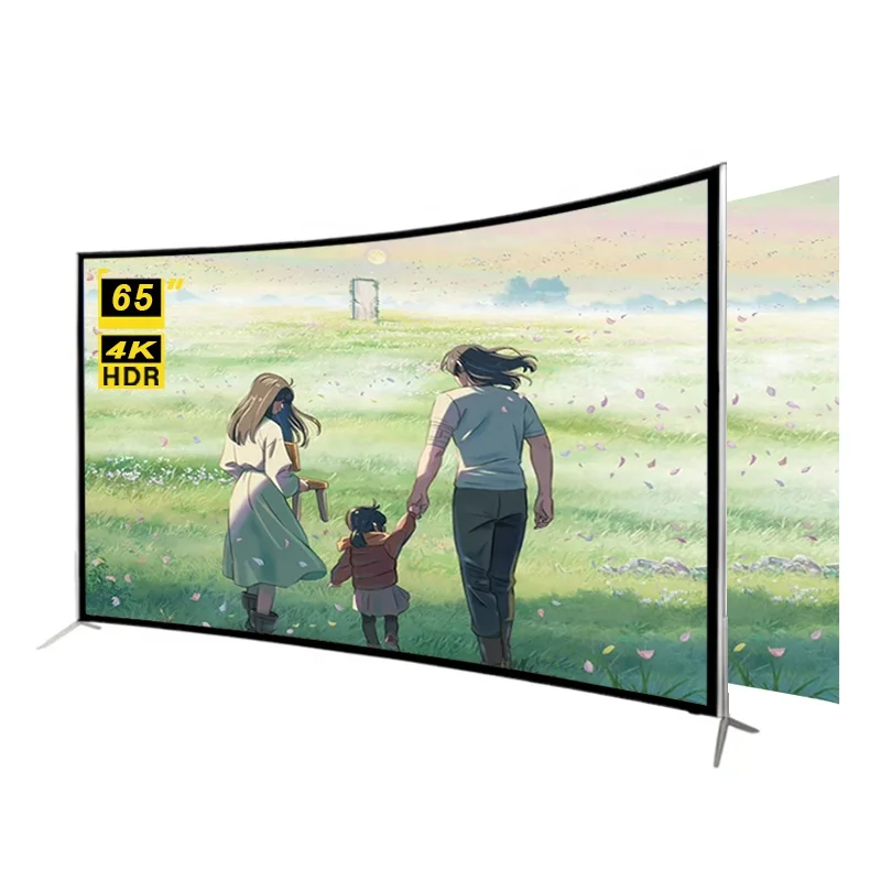 Cheap price Long-lasting 4K HD drop-resistant 65 inch Android Smart Television curved screen TV