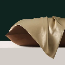 wholesale pure color 100% mulberry silk 22mm pillowcase silk pillow case  for home use