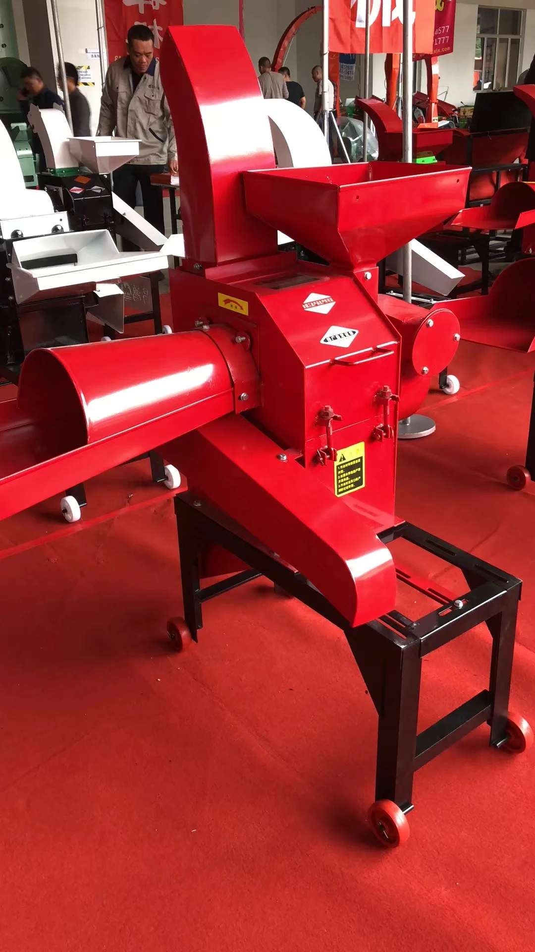 animal feed agricultural stalk cutter machine  grain crusher machine