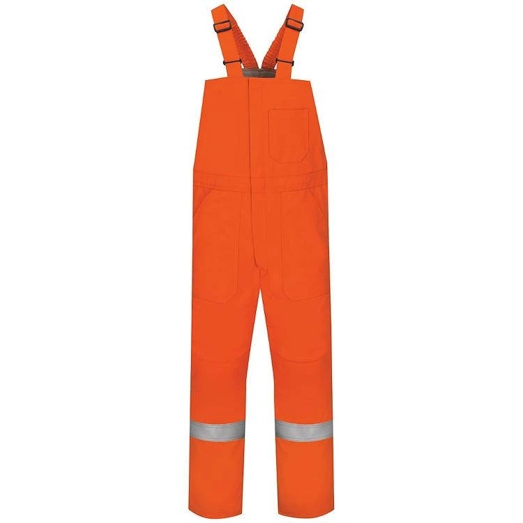 Hot OEM Sales Hi Vis Fire Resistant Waterproof Constructed Work Clothes work suit Bib Overall with Reflective Trim Bib Paint Men