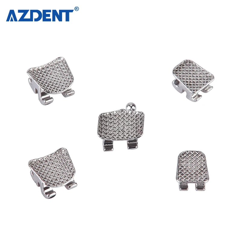 Azdent Bondable Mini Roth Orthodontic Dental Metal Brackets with Hooks 3
