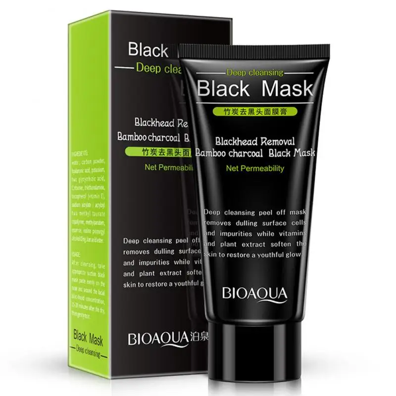 OEM Bamboo Black Charcoal Peel Off Face Mask Blackhead