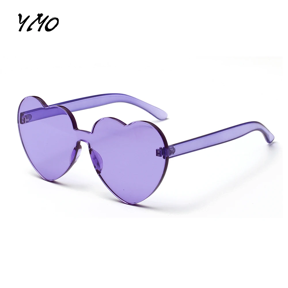 Trendy Heart Sunglasses Women Brand Designer New Fashion Cute Sexy Retro Vintage Colors Sun Glasses