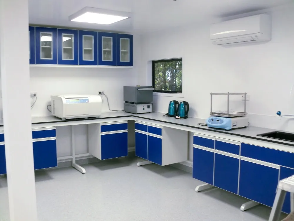 Microbiology Laboratory Equipment C-frame All-steel Structure Lab bench with reagent shelf
