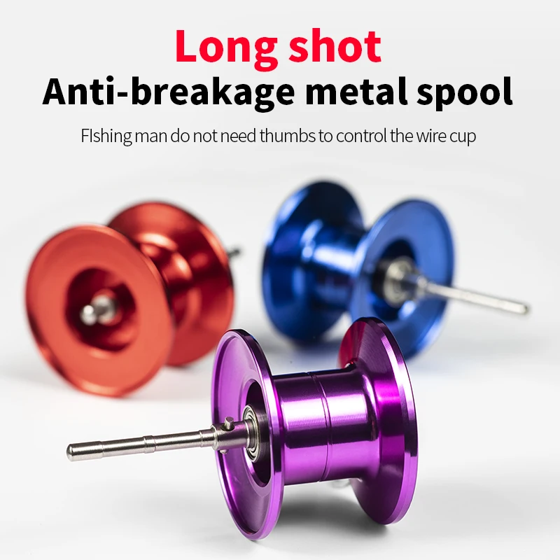 LINNHUE Super Cheap Baitcasting Reel AC2000 Red Blue Purple Bait Casting Reel Fishing Wheel Fish Line Wheel Sea Fishing reel