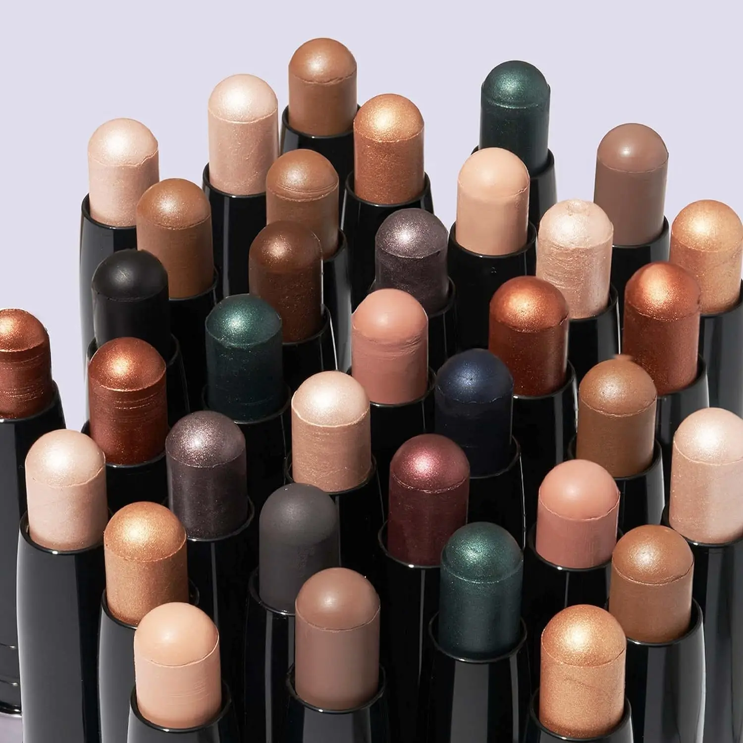 MLM Custom Makeup Hot Sell Private Label Vegan Cosmetics Makeup Eye Shadow Double Head Highlighting Glitter Eyeshadow Stick