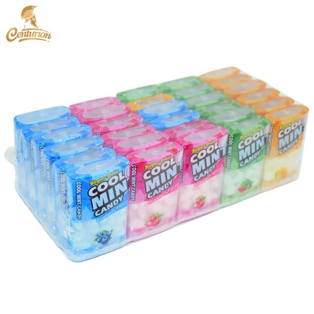 customizable packaging sugar free fruit flavor mint candy tablet