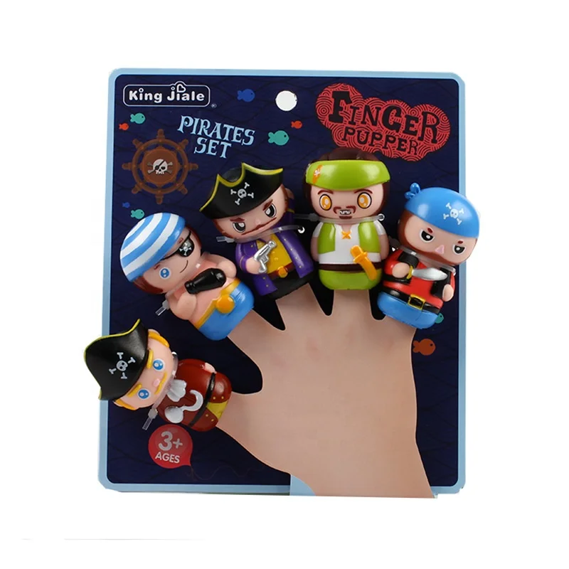 hot sale soft plastic cute forest animals family members fruits christmas santa claus finger puppet toy