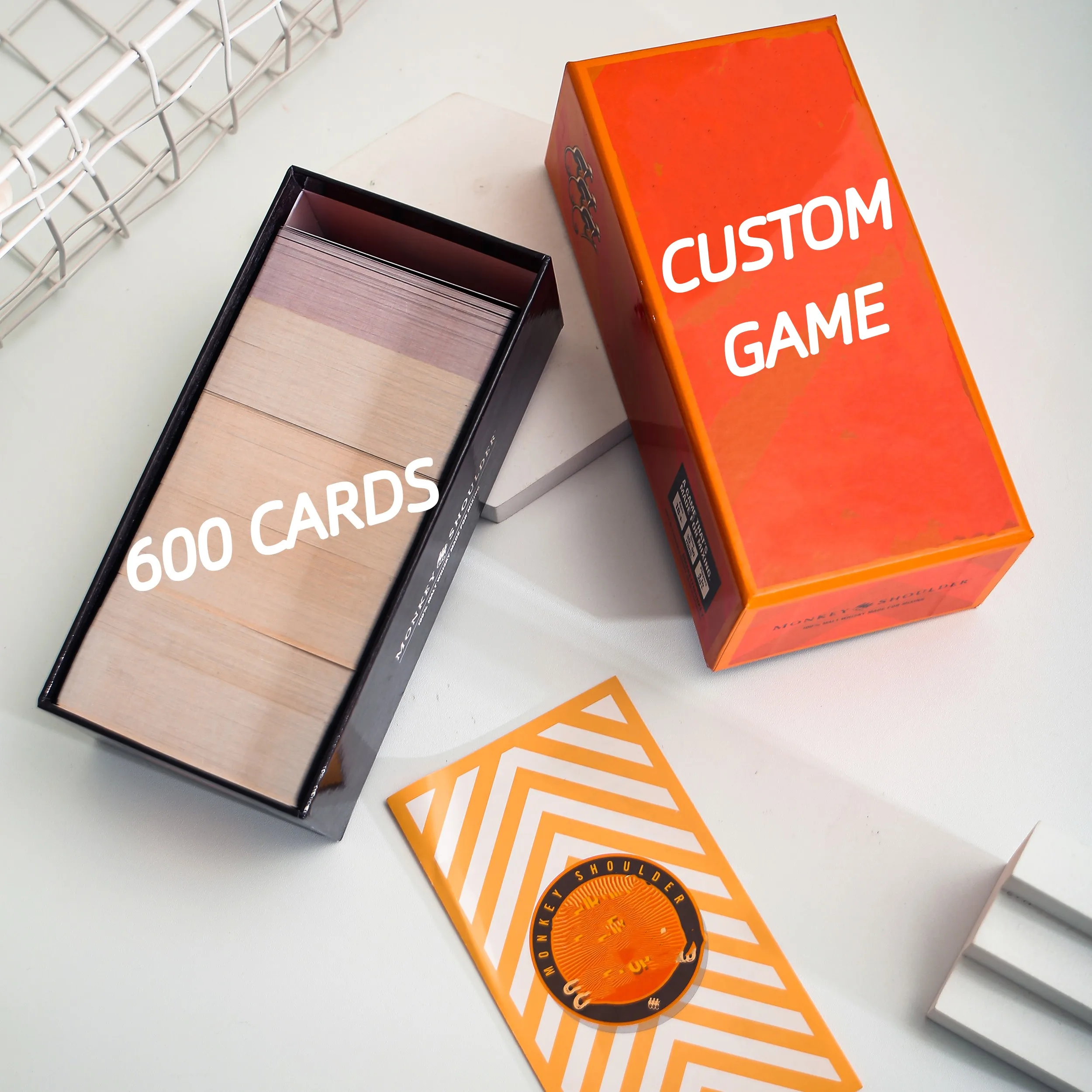 custom 54 cards poker game with your logo  Durable paper Playing games cards