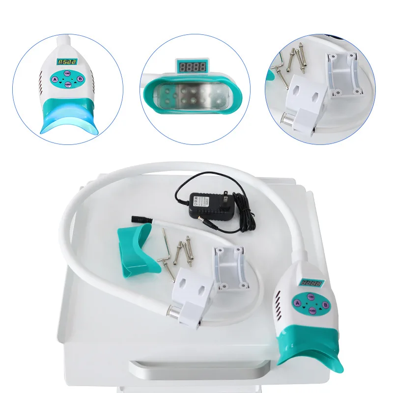 Dental 12 LED lamp beads cold light vertical tooth bleaching instrument beauty salon dental clinic tooth whitening instrument