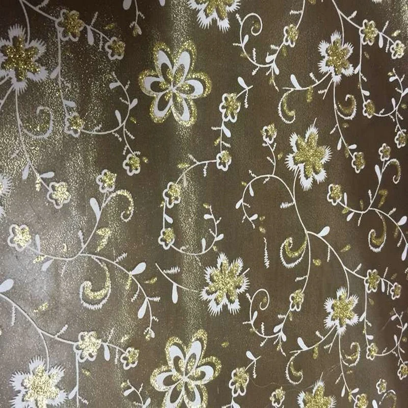 The flowers design of 3d printing 100% poly chiffon printing fabric